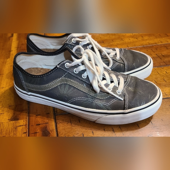 Vans Off the Wall Mens Sneakers Color Green/Black Palm Cork Insole Size 10.5 - Picture 2 of 7